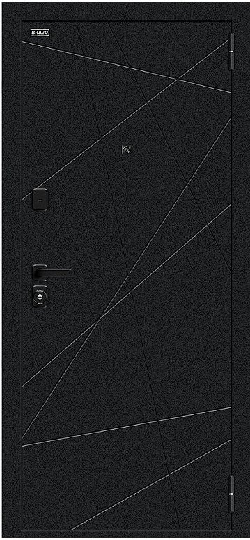 Товар Дверь Браво Граффити-5/SBlack Букле черное/Snow Art DIS007410